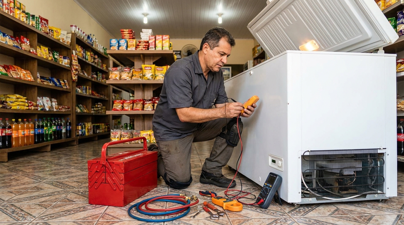 Ajuste de Temperatura do Freezer em Cabo Frio‑RJ